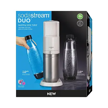 Sodastream Kullsyremaskin, Duo hvit CQC