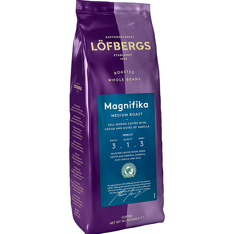 Kaffebønner Löfbergs 400 g, Magnifika