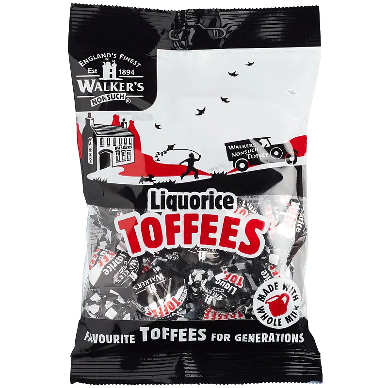Toffees 150 g Liquorice Walkers