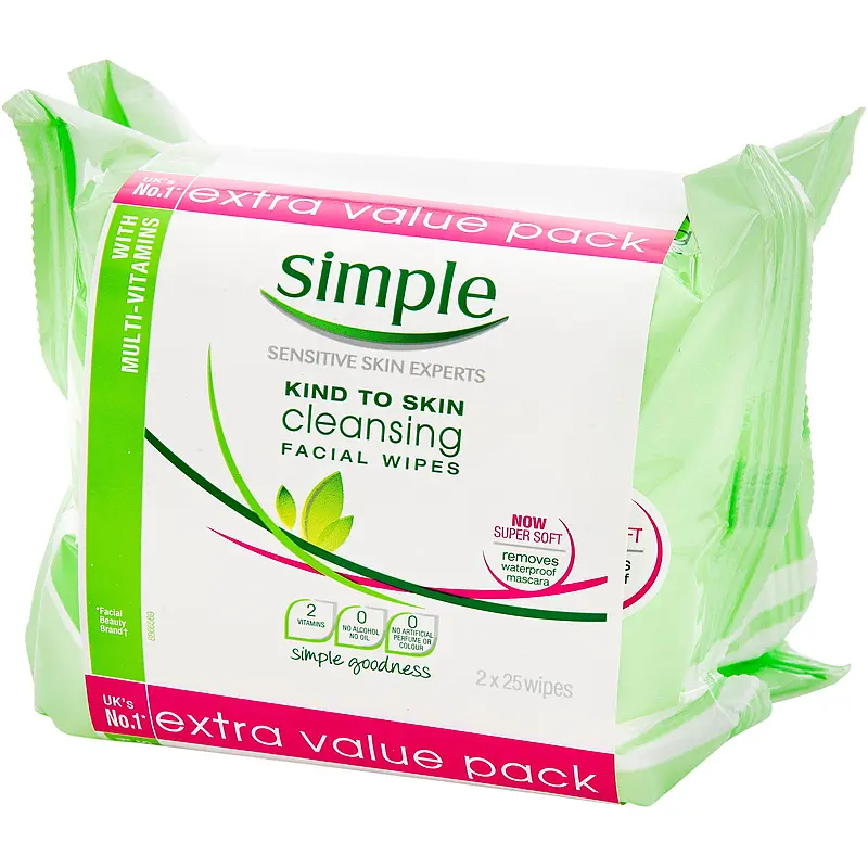 Simple Facial wipes