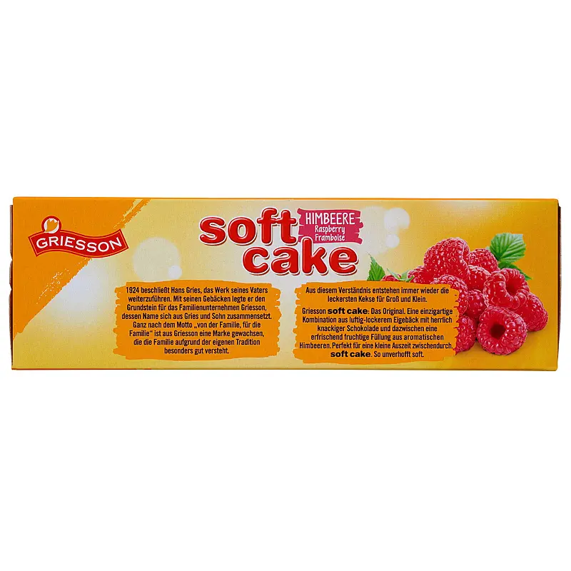 Soft cake 300 g Bringebær