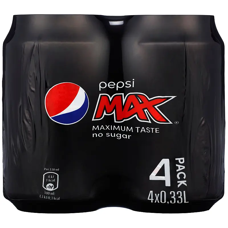 Pepsi Max 4-pk 4 x 0,33 l