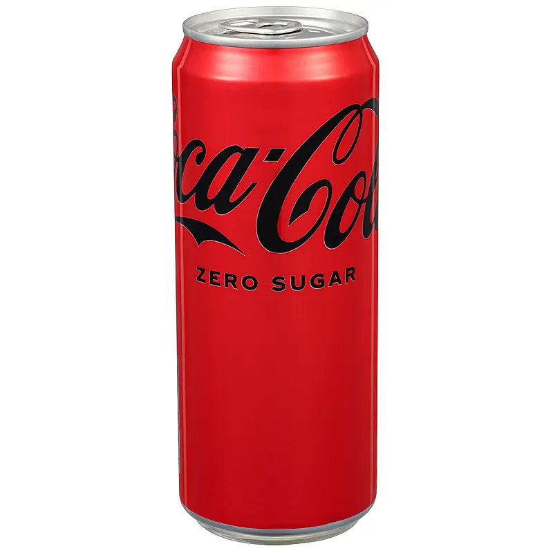 Coca-cola Uten sukker 0,33 liter boks