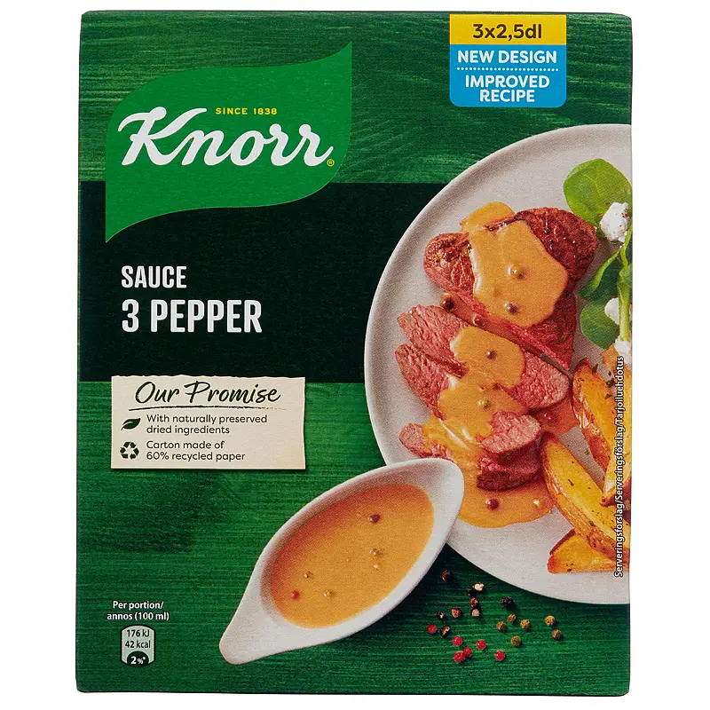 Bilde av Peppersaus 3-pk Knorr