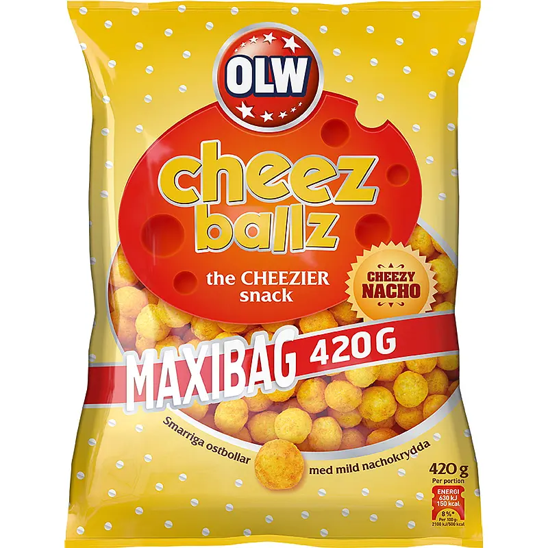 Cheez ballz 420 g Maxi bag