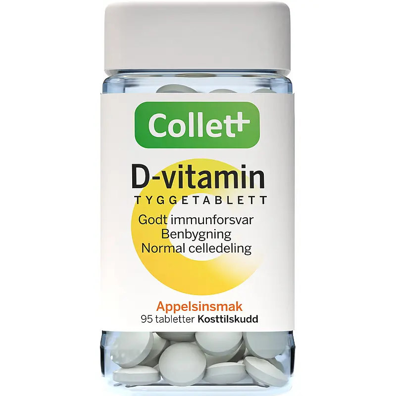 Collett D-vitamin 95 stk tyggetabletter