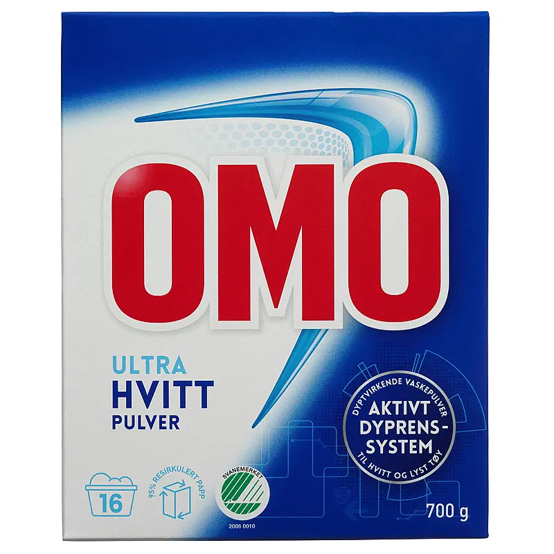 Omo Ultra 700 g hvitt