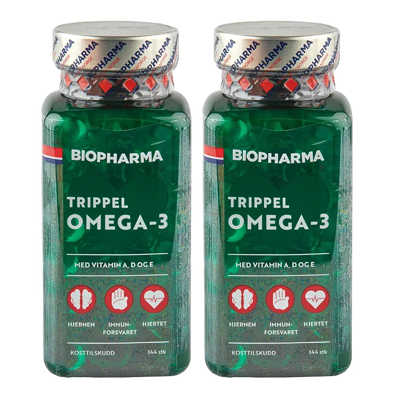 Trippel Omega-3 2-pk, Biopharma