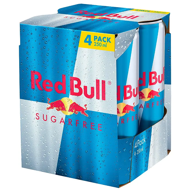 Red Bull 4-pk u/sukker