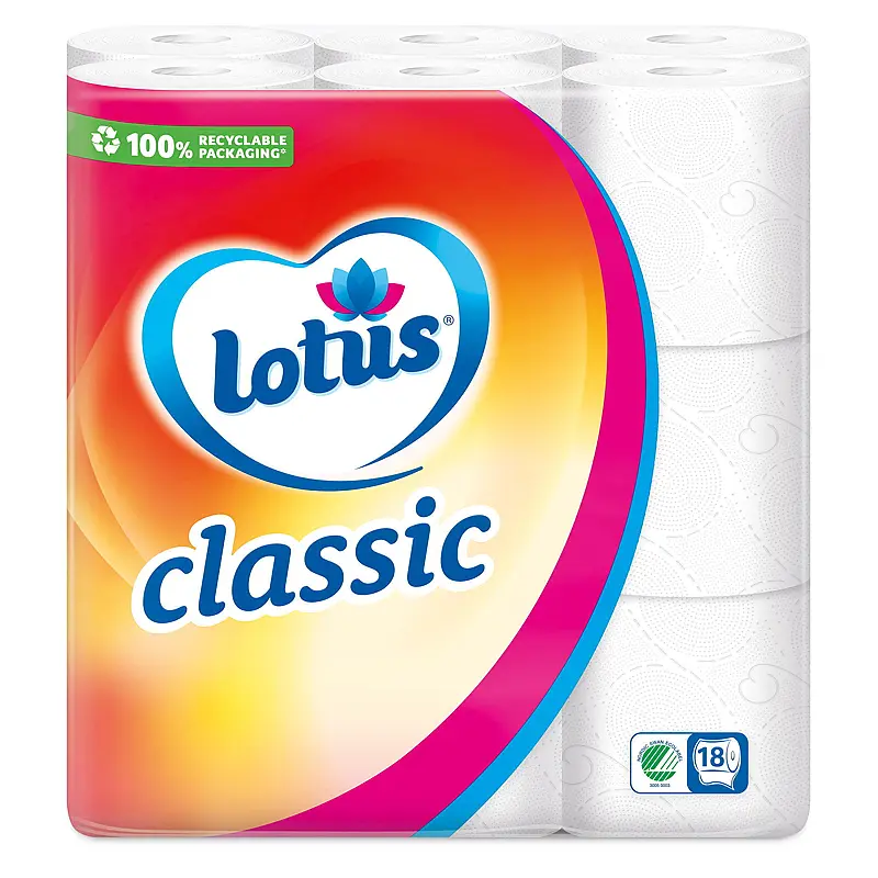 Toalettpapir 18-pk Lotus Classic