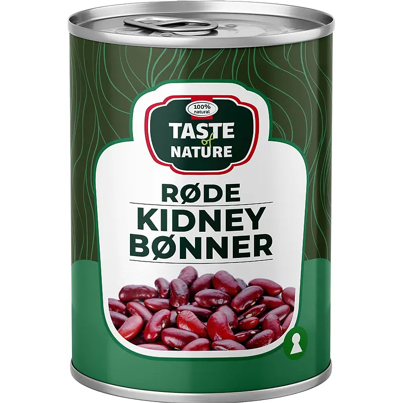 Kidneybønner røde 400 g Taste of Nature